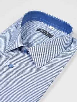 СОРОЧКА МУЖСКАЯ PEPLOS SH21078-С СИНИЙ