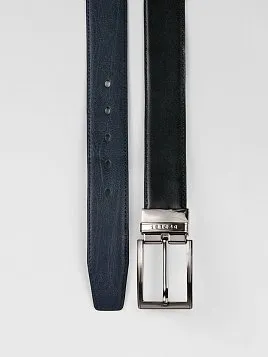 РЕМЕНЬ МУЖСКОЙ PEPLOS ДВУСТОРОННИЙ C15. BELT-22-C15-18 СИНИЙ-ЧЕРНЫЙ