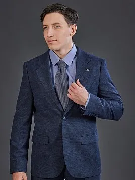 СИНИЙ КОСТЮМ PEPLOS SU26135-R