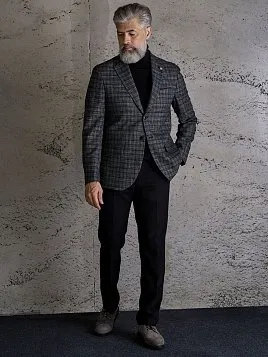 УТЕПЛЕННЫЕ БРЮКИ МУЖСКИЕ TR26129-220 ЧЁРНЫЕ