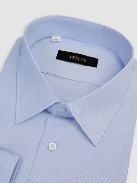 СОРОЧКА МУЖСКАЯ PEPLOS SH26062-C ГОЛУБОЙ