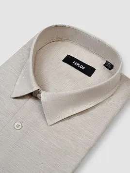 СОРОЧКА МУЖСКАЯ PEPLOS SH24022-K-R ШАМПАНЬ