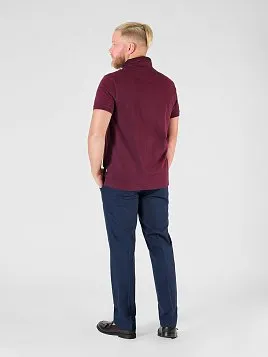 РУБАШКА-ПОЛО МУЖСКАЯ PEPLOS TS23002-Р БОРДОВЫЙ