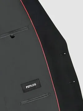 КОСТЮМ МУЖСКОЙ PEPLOS SU24021-LC ЧЁРНЫЙ