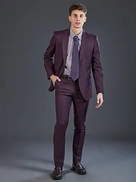 БОРДОВЫЙ КОСТЮМ PEPLOS SU26137-SL