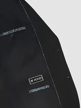 КОСТЮМ МУЖСКОЙ PEPLOS SU24005-SL ЧЁРНЫЙ