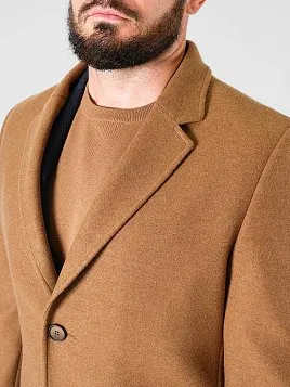 ПАЛЬТО МУЖСКОЕ PEPLOS OW2401-CT БЕЖЕВЫЙ