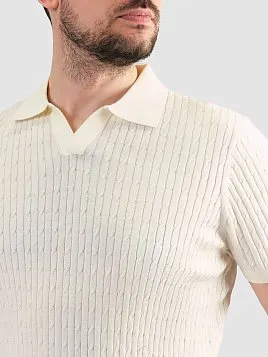 ДЖЕМПЕР МУЖСКОЙ ПОЛО PEPLOS KN25SH061 МОЛОЧНЫЙ