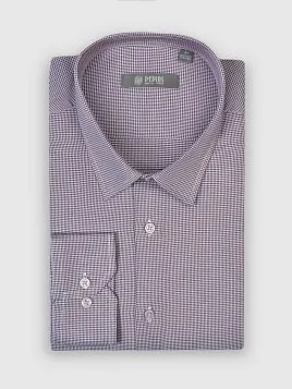 СОРОЧКА МУЖСКАЯ PEPLOS SH24122-R БОРДОВЫЙ
