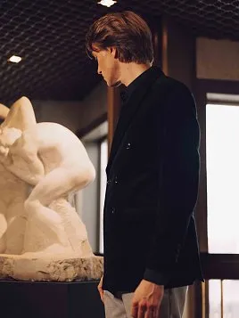 ПИДЖАК МУЖСКОЙ PEPLOS JA25142-R ТЕМНО-СИНИЙ