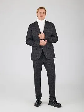 ЧЁРНЫЙ МУЖСКОЙ КОСТЮМ SU26120-SL 