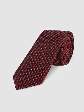 ГАЛСТУК МУЖСКОЙ PEPLOS БОРДОВЫЙ. МИКРОДИЗАЙН (250/157490-4)