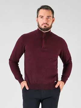 СВИТЕР МУЖСКОЙ PEPLOS KN24S028 БОРДОВЫЙ