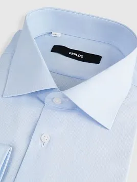 СОРОЧКА МУЖСКАЯ PEPLOS SH25093-SL ГОЛУБОЙ