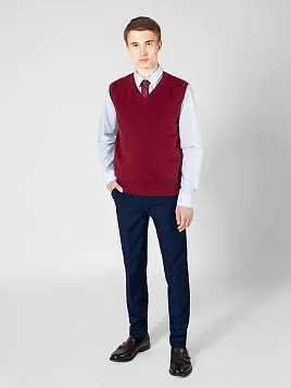 ЖИЛЕТ ПОДРОСТКОВЫЙ PEPLOS JKN22V003 БОРДОВЫЙ