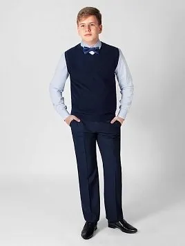 ЖИЛЕТ ПОДРОСТКОВЫЙ PEPLOS JKN22V002 ТЕМНО-СИНИЙ