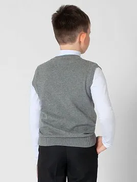 ЖИЛЕТ ДЛЯ МАЛЬЧИКА PEPLOS JKN17V007 СЕРЫЙ