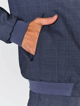 ПИДЖАК-БОМБЕР МУЖСКОЙ PEPLOS JA23004-В СИНИЙ