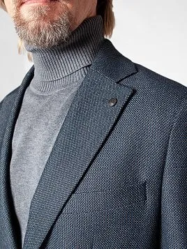 ПИДЖАК МУЖСКОЙ PEPLOS JA22008-R ТЕМНО-СИНИЙ