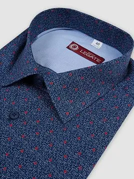 СОРОЧКА МУЖСКАЯ MAJESTIC LEGATE SH22133-SL СИНИЙ