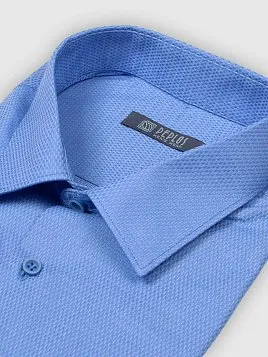 СОРОЧКА МУЖСКАЯ PEPLOS SH21133-С СИНИЙ