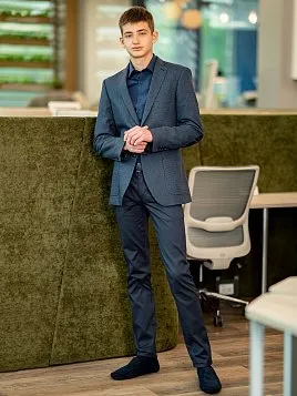 ПИДЖАК ПОДРОСТКОВЫЙ PEPLOS JA23T101-SL СИНИЙ