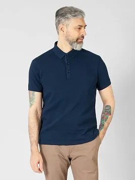 РУБАШКА-ПОЛО МУЖСКАЯ PEPLOS TS22008-P ТЕМНО-СИНИЙ