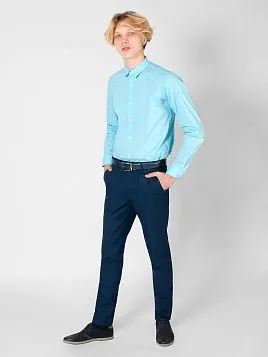 БРЮКИ ПОДРОСТКОВЫЕ PEPLOS TR21T006-290 СИНИЙ