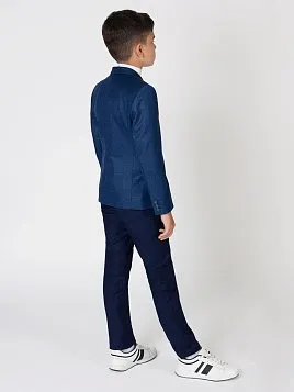 ПИДЖАК ДЛЯ МАЛЬЧИКА МЛ. ШКОЛА PEPLOS JA20B015 СИНИЙ