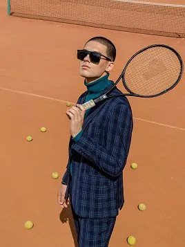 ПИДЖАК МУЖСКОЙ PEPLOS JA22025-R ТЕМНО-СИНИЙ