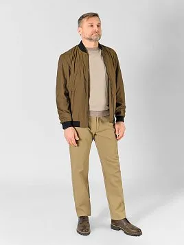 ВЕТРОВКА-БОМБЕР МУЖСКАЯ PEPLOS OW2325-SJ КОРИЧНЕВЫЙ