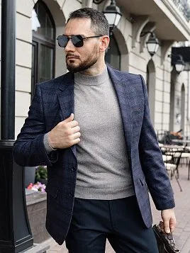 ПИДЖАК МУЖСКОЙ PEPLOS JA24113-C ТЕМНО-СИНИЙ