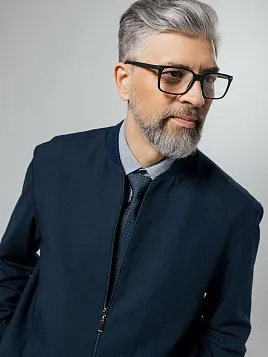 БОМБЕР МУЖСКОЙ PEPLOS JA24027-B ТЕМНО-СИНИЙ