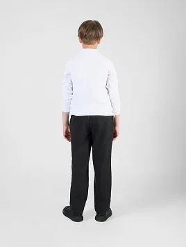 РУБАШКА-ПОЛО С ДЛИННЫМ РУКАВОМ ДЛЯ МАЛЬЧИКА PEPLOS TS24J015-P БЕЛЫЙ