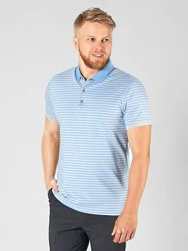 РУБАШКА-ПОЛО МУЖСКАЯ PEPLOS TS21024-P ГОЛУБОЙ