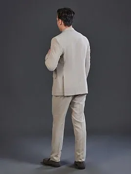 ЛЕТНИЙ МУЖСКОЙ КОСТЮМ PEPLOS SU26806-R БЕЖЕВЫЙ