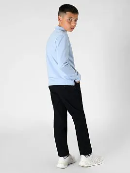 РУБАШКА-ПОЛО С ДЛИННЫМ РУКАВОМ ДЛЯ МАЛЬЧИКА MAJESTIC LEGATE TS23J12-P ГОЛУБОЙ