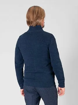 КАРДИГАН МУЖСКОЙ PEPLOS KN22C009 СИНИЙ