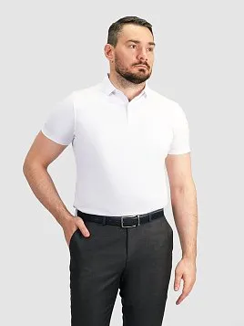 РУБАШКА-ПОЛО МУЖСКАЯ PEPLOS TSP25051-R БЕЛЫЙ