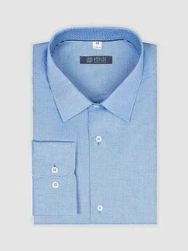 СОРОЧКА МУЖСКАЯ PEPLOS SH21077-R СИНИЙ