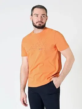 ФУТБОЛКА МУЖСКАЯ PEPLOS TS24110-R ОРАНЖЕВЫЙ