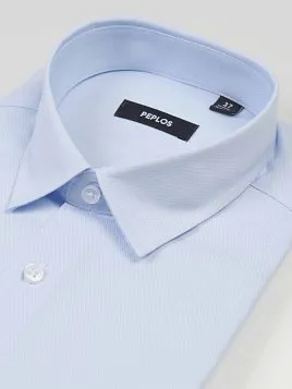 СОРОЧКА ПОДРОСТКОВАЯ PEPLOS SH24T061-SL ГОЛУБОЙ