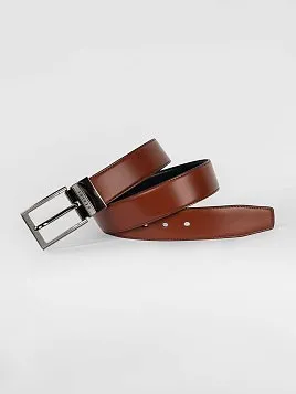 РЕМЕНЬ МУЖСКОЙ PEPLOS ДВУСТОРОННИЙ C15. BELT-22-C15-20 РЫЖИЙ-ЧЕРНЫЙ