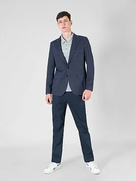 ПИДЖАК ПОДРОСТКОВЫЙ PEPLOS JA22Т008-818 СИНИЙ (Трикотажный)