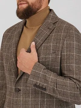 ШЕРСТЯНОЙ БЕЖЕВЫЙ МУЖСКОЙ ПИДЖАК JA26112-R