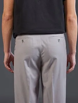 ЛЕТНИЕ БРЮКИ С ЗАЩИПАМИ TR26156-230 БЕЖЕВЫЕ