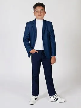 ПИДЖАК ДЛЯ МАЛЬЧИКА МЛ. ШКОЛА PEPLOS JA20B015 СИНИЙ