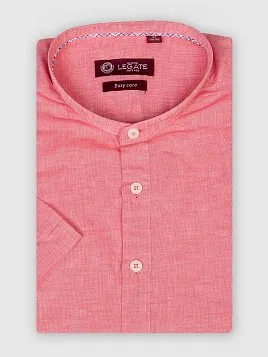 СОРОЧКА МУЖСКАЯ MAJESTIC LEGATE SH18223-K-R ЛОСОСЁВЫЙ