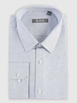 СОРОЧКА МУЖСКАЯ PEPLOS SH24093-C СЕРЫЙ