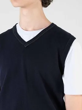 ЖИЛЕТ ПОДРОСТКОВЫЙ PEPLOS JKN24V004 ТЕМНО-СИНИЙ